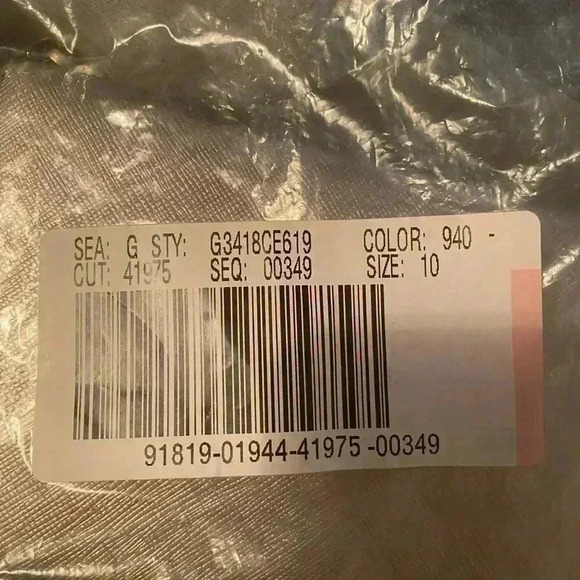 🖤”Jones New York” 100% Silk Black Midi Formal Beaded and Pleated Dress Size 10 - Picture 13 of 17